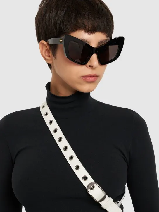 Balenciaga   0293S Monaco cat acetate sunglasses 