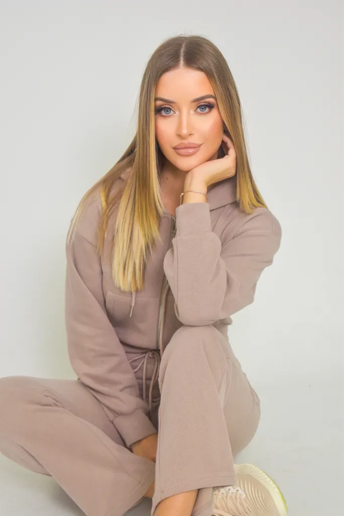 Crop Zip Hoodie
