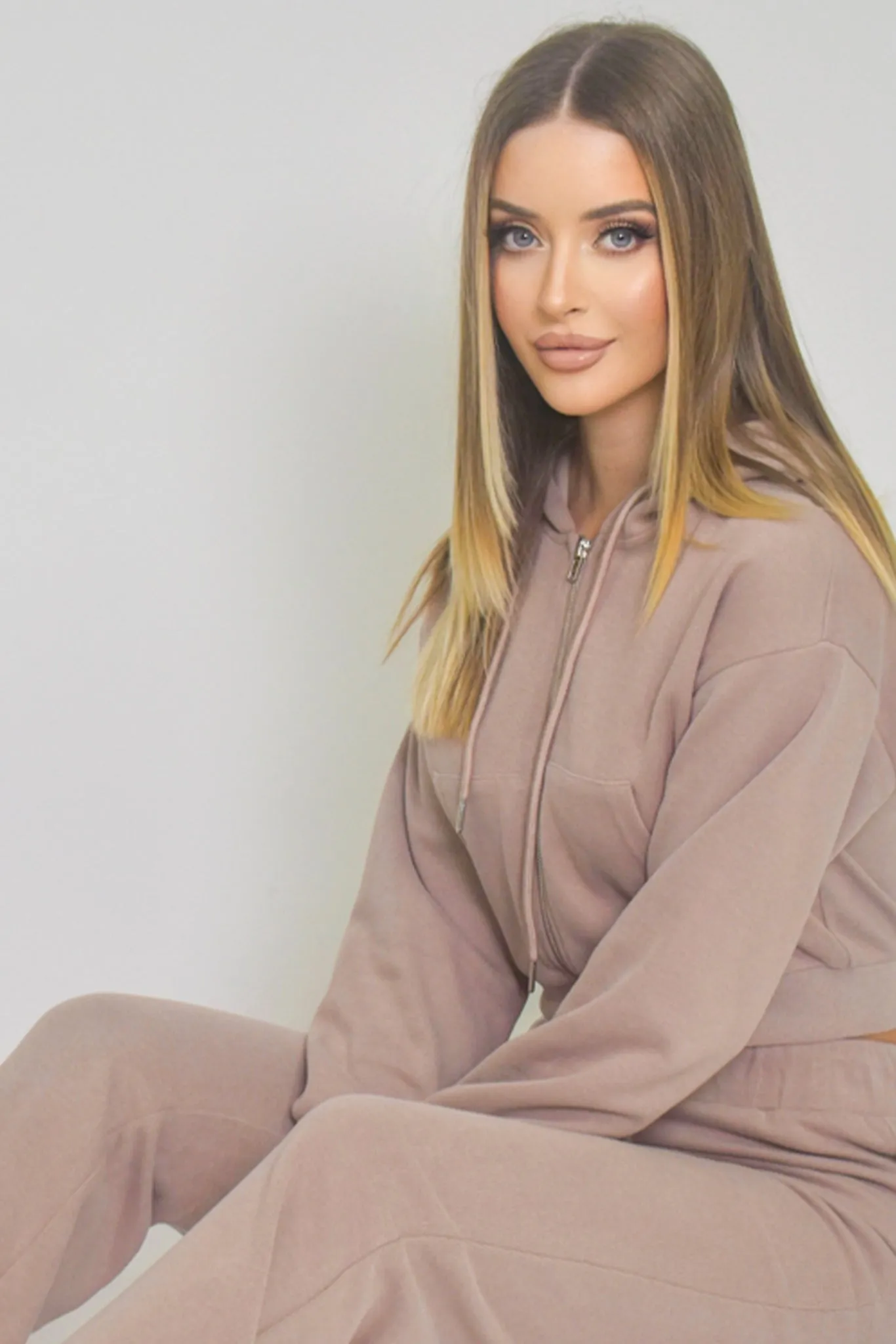 Crop Zip Hoodie