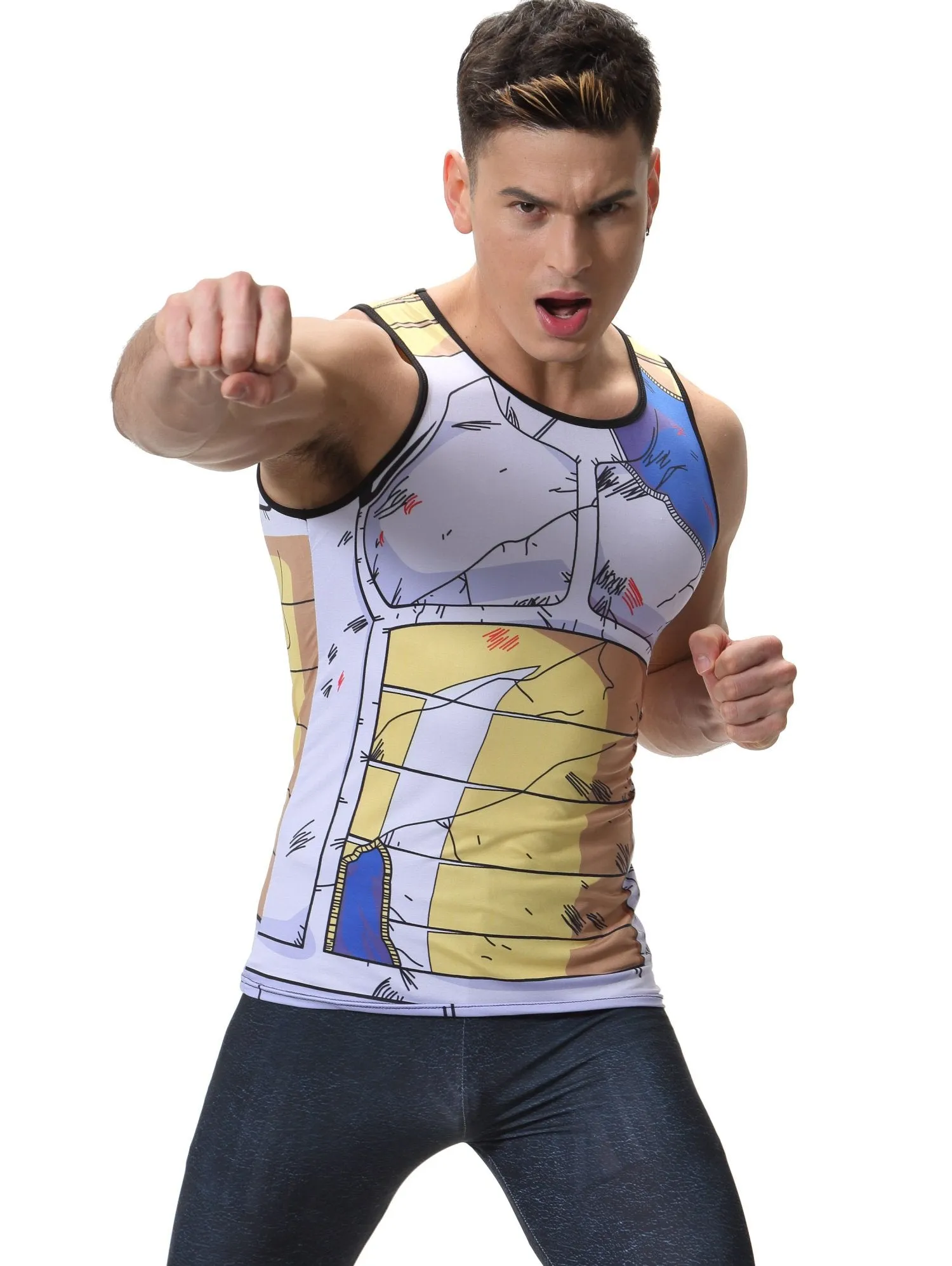 Dragon Ball Z 'Vegeta' Elite Compression Tank Top