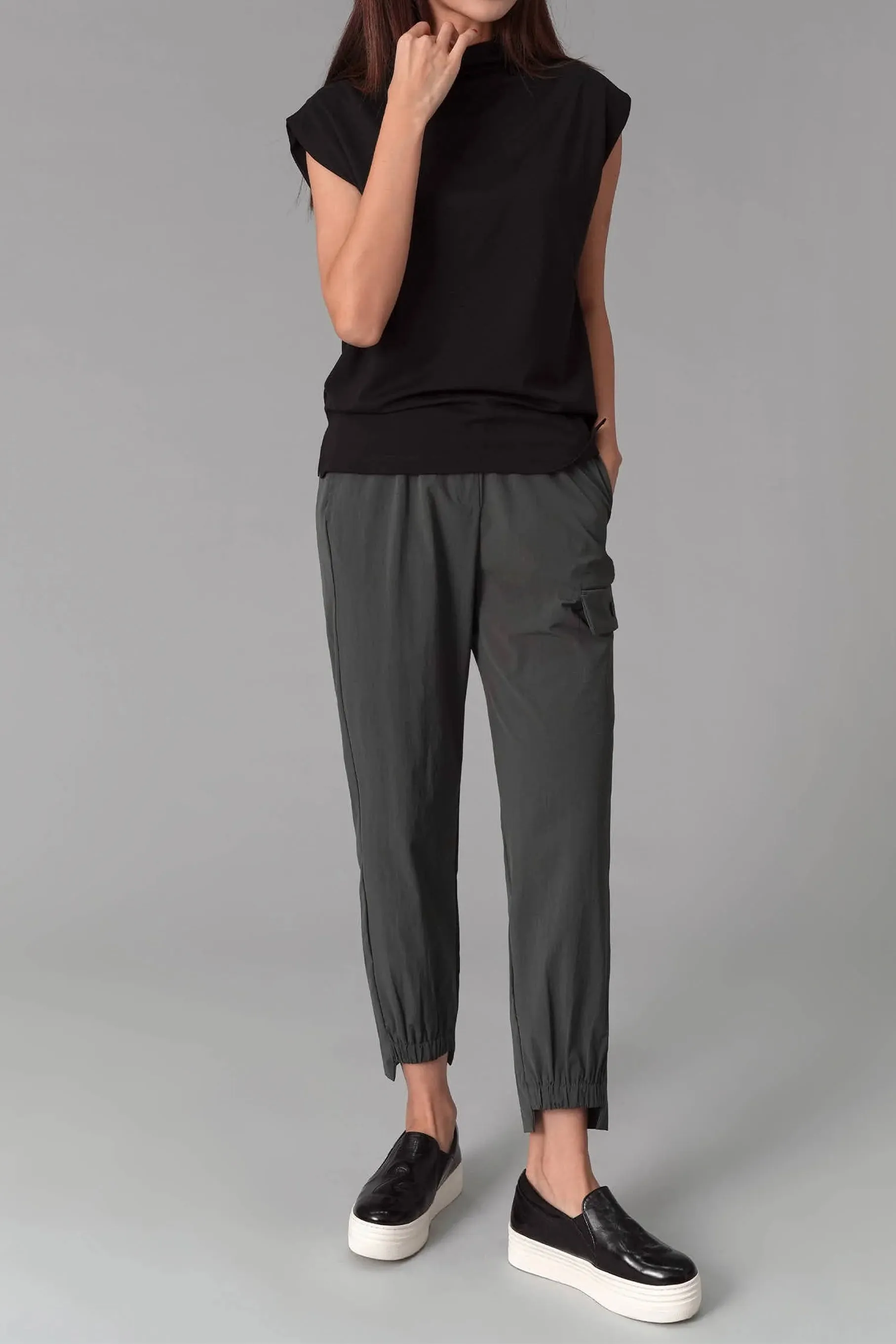 Elnora Sleeveless Top, Black