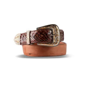 Mens Texas Country Python punta Café