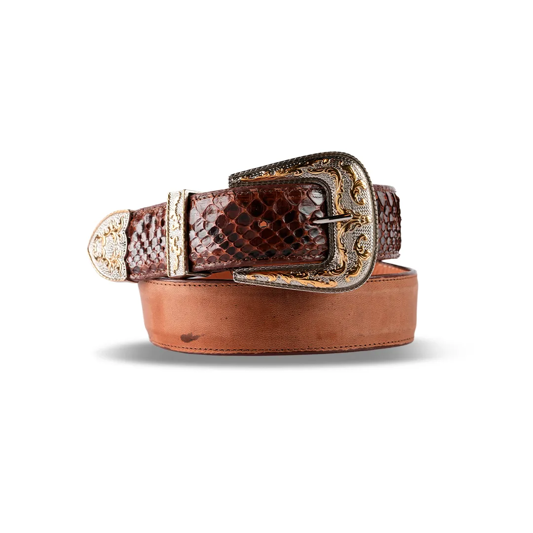 Mens Texas Country Python punta Café