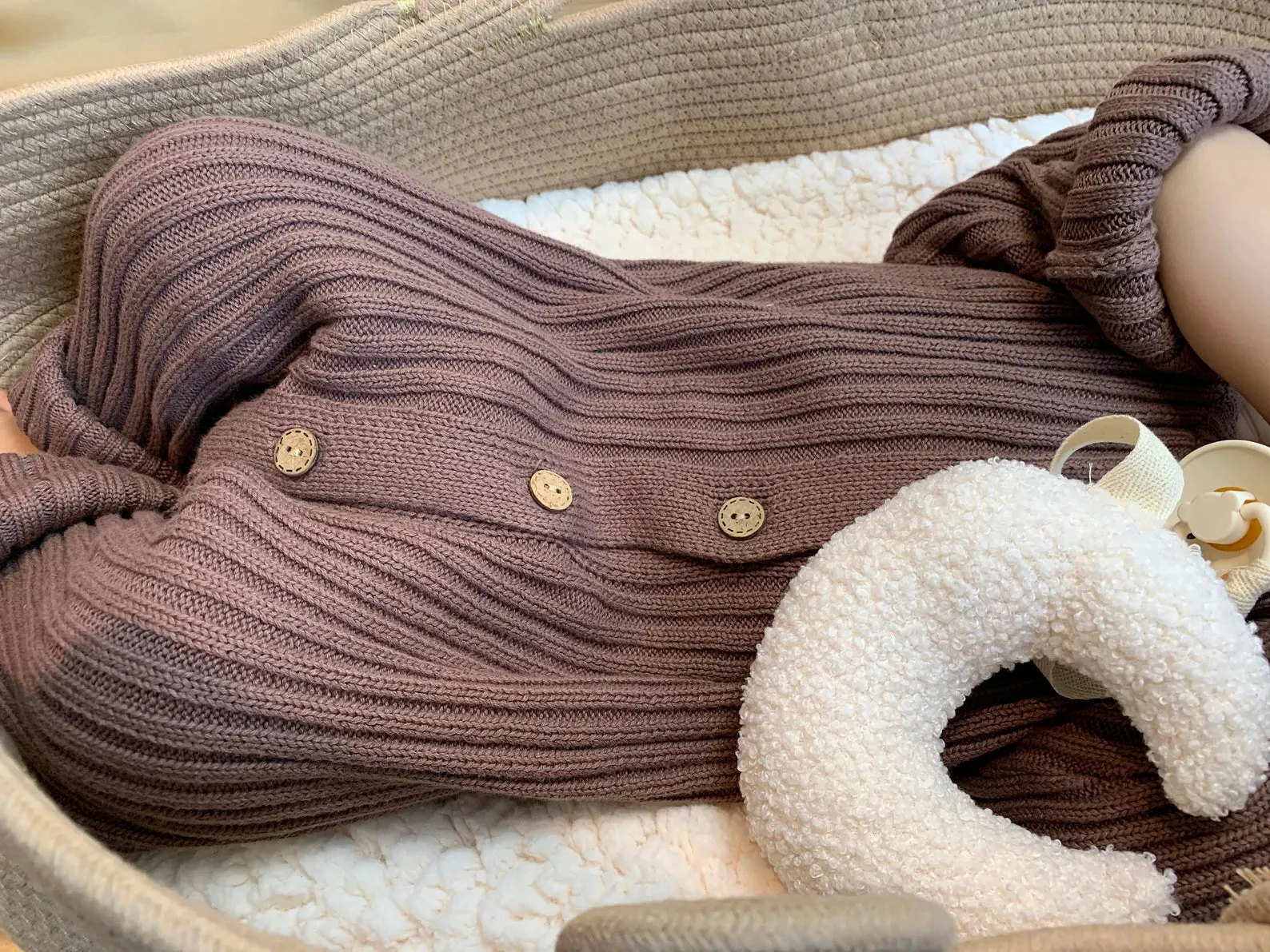 Rib Knitted Baby Jumpsuit