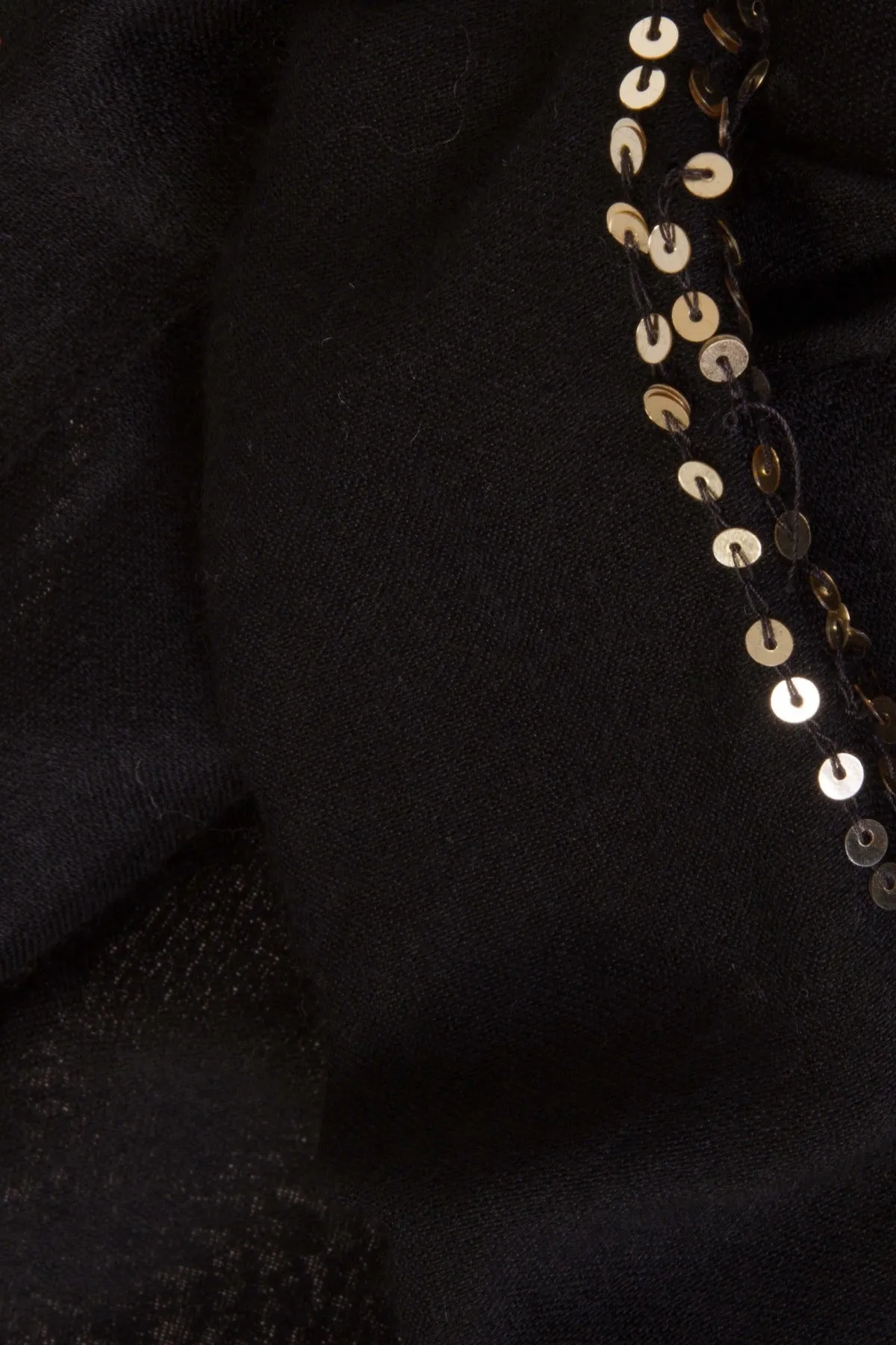 Sparkle scarf - Black/Gold